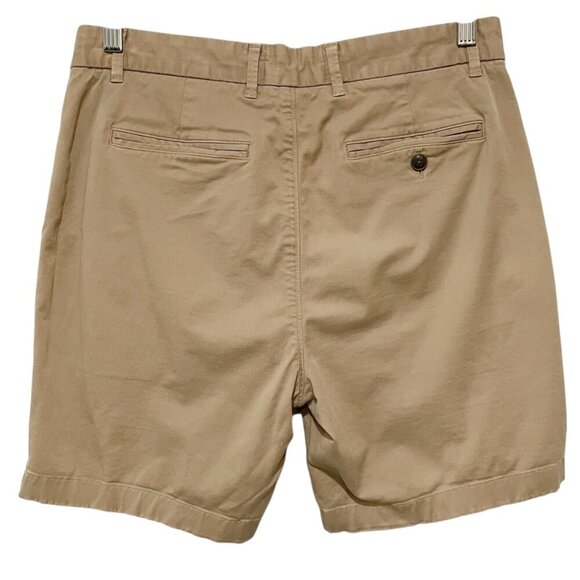 Everlane Women's Khaki Tan 7" Cotton Blend Shorts 30 Preppy Classic Outdoor - Picture 2 of 8